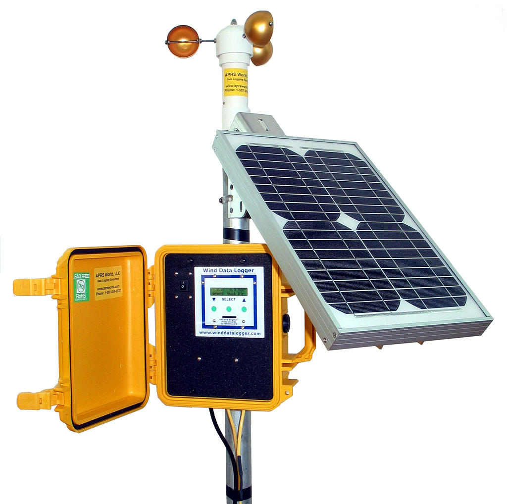 APRS6060 Wind Data Logger Package, Solar Powered, Outdoor